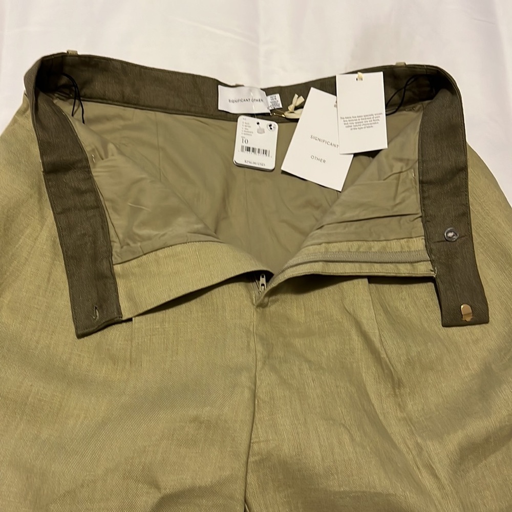✨H.P.✨ NWTS F.P. TAILORED LINEN PANTS (10) - Picture 8 of 15